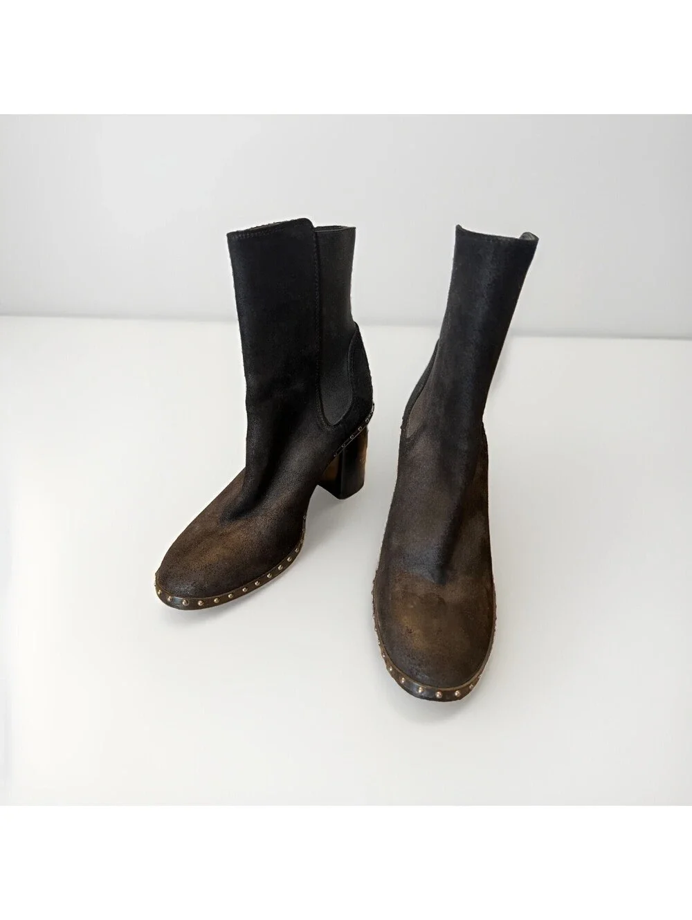 RAG AND BONE LADIES BLACK CHELSEA ANKLE BOOTS SIZE IT37/US7 MADE IN ITALY